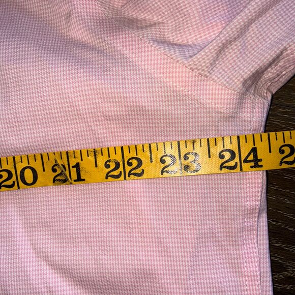 Twillory Pink Checkered Dress Shirt – 100% Cotton, Slim Fit, Size 18 - Picture 6 of 6